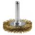 ЗУБР "ЭКСПЕРТ". Щетка дисковая для дрели, двухрядная, витая латунированная стальная проволока 0,3мм, 75мм 3520-075-2_z01 купить в Нижневартовске
