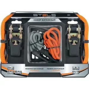 Набор стяжек и резинок для фиксации грузов STELS 54403 купить в Нижневартовске