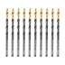 Сверло по металлу, 3,2 мм, HSS-Tin, Golden Tip, 10 шт. Denzel 717206 купить в Нижневартовске