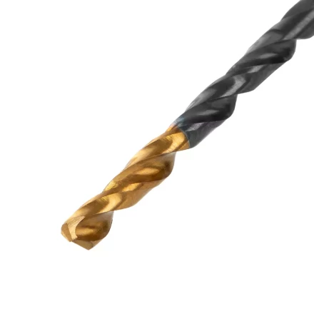 Сверло по металлу, 3,2 мм, HSS-Tin, Golden Tip, 10 шт. Denzel 717206 купить в Нижневартовске