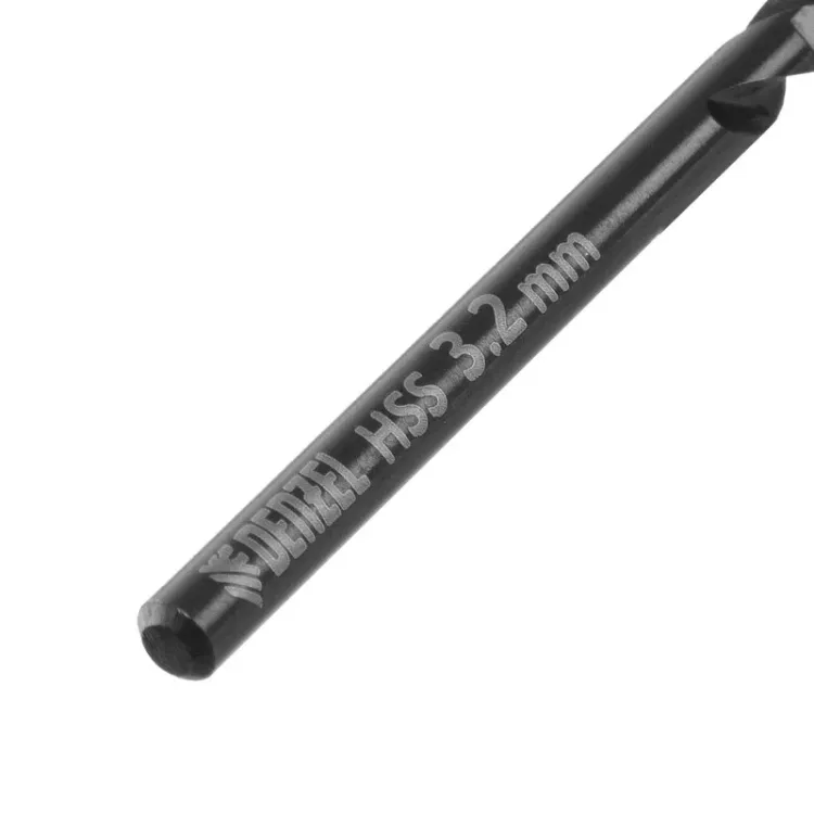 Сверло по металлу, 3,2 мм, HSS-Tin, Golden Tip, 10 шт. Denzel 717206 купить в Нижневартовске
