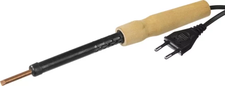 Электропаяльник с деревянной рукояткой, 40Вт 55407-40 купить в Нижневартовске