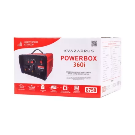 Инверторное пуско-зарядное устройство KVAZARRUS PowerBox 360i таймер цветная коробка купить в Нижневартовске