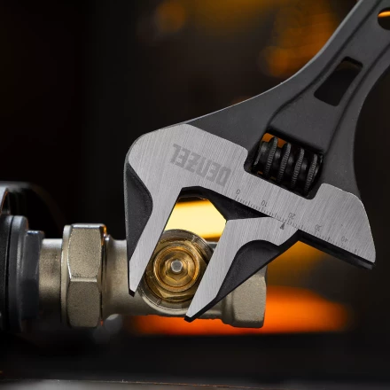 Ключ разводной Denzel 15750, 300 мм, CrV, кованый купить в Нижневартовске