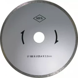 Круг алмазный ф180х25,4х2,2 К-463 1/50 25501