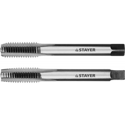 Комплект метчиков STAYER &quot;MASTER&quot;, сталь 9ХС, М10х1,5, 2 шт 28025-10-1.5-H2 купить в Нижневартовске