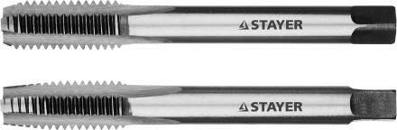 Комплект метчиков STAYER &quot;MASTER&quot;, сталь 9ХС, М10х1,5, 2 шт 28025-10-1.5-H2 купить в Нижневартовске