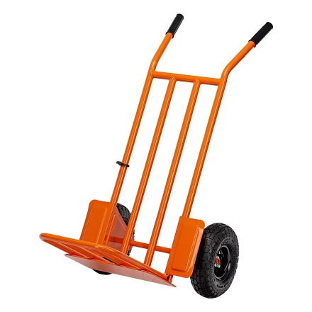 Тележка ручная 2-х колесная Сибртех 69301, облегченная, г/п 150кг, откидная платформа 430х355мм купить в Нижневартовске