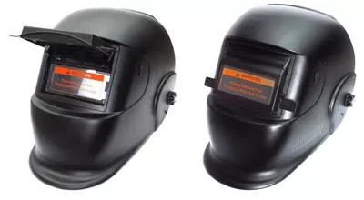 Маска сварщика BLACK GLASS с поднимающимся светофильтром DIN12 Aurora купить в Нижневартовске