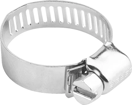 Хомуты ЗУБР "ЭКСПЕРТ", оцинкованные, просечная лента 12 мм, 19-44 мм, 4 шт 37805-019-44-4 купить в Нижневартовске