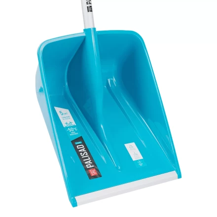 Лопата для уборки снега Palisad 61794, полипропилен, 365х460х1500мм, алюминиевый черенок, ПВХ накладка, LUXE купить в Нижневартовске