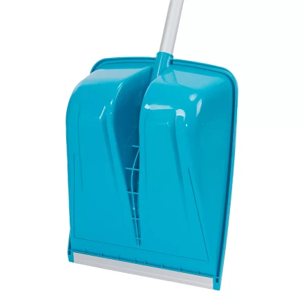 Лопата для уборки снега Palisad 61794, полипропилен, 365х460х1500мм, алюминиевый черенок, ПВХ накладка, LUXE купить в Нижневартовске