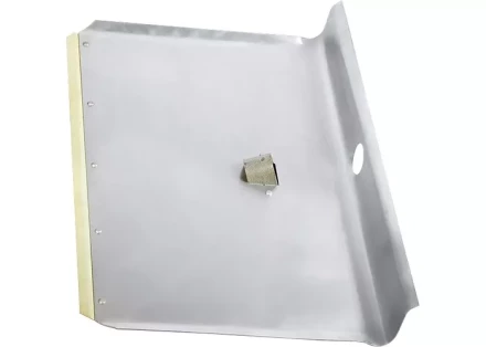 Лопата тротуарная 600х400 1,5 мм без черенка алюминиевая металлическая окантовка СИБРТЕХ 61541 купить в Нижневартовске