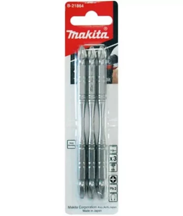 Биты Makita PH2 110мм 3шт, 2-х сторонние (B-21864) купить в Нижневартовске