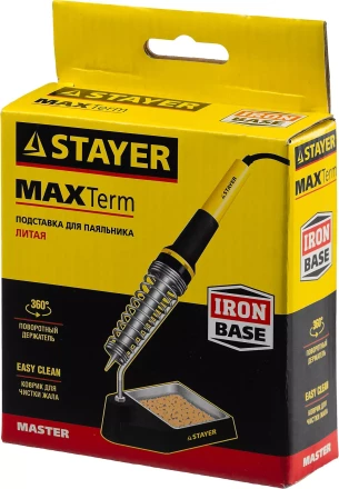 Подставка для паяльников STAYER "MASTER", литая 55319 купить в Нижневартовске