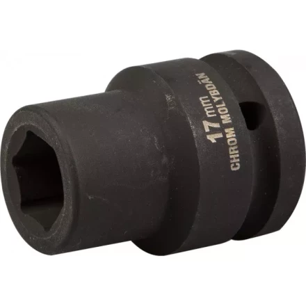 Торцовая головка KRAFTOOL "INDUSTRIE QUALITAT" ударная (3/4"), FLANK, Cr-Mo, фосфатированная, 17 мм 27945-17_z01 купить в Нижневартовске