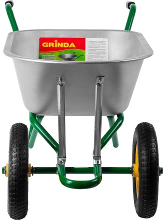 Тачка GRINDA садово-строительная двухколесная, 90 л, грузоподъемность 180 кг 422397_z01 купить в Нижневартовске