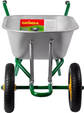 Тачка GRINDA садово-строительная двухколесная, 90 л, грузоподъемность 180 кг 422397_z01 купить в Нижневартовске