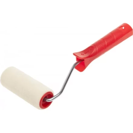 МИДИ-валик ЗУБР ЭКСПЕРТ "ВЕЛЮР", 100% шерсть, ворс 4мм, ручка 6мм, d=32/100мм 03535-10 купить в Нижневартовске