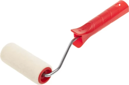 МИДИ-валик ЗУБР ЭКСПЕРТ "ВЕЛЮР", 100% шерсть, ворс 4мм, ручка 6мм, d=32/100мм 03535-10 купить в Нижневартовске