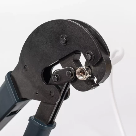 Пресс-клещи КВТ HT-106E для опрессовки F и BNC разъемов на коаксиальный кабель RG-58, RG-6, RG-11, RG-213 (85138) купить в Нижневартовске