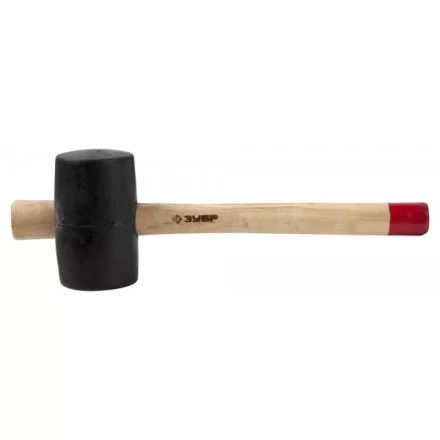 Киянка ЗУБР &quot;МАСТЕР&quot; резиновая с деревянной ручкой, 0,34кг 2050-55_z01 купить в Нижневартовске