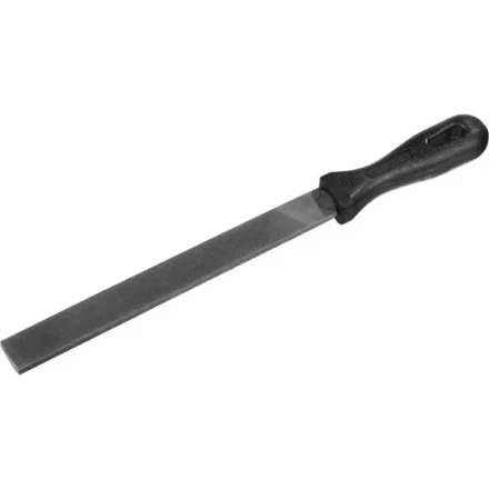 Напильник СИБИН плоский с пластиковой рукояткой, 200мм 16701-20 купить в Нижневартовске