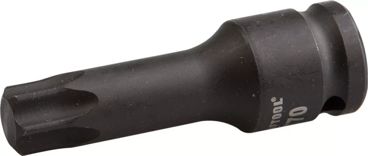 Торцовая головка KRAFTOOL "INDUSTRIE QUALITAT" ударная (1/2"), TORX, Cr-Mo, фосфатированная, T70 27952-70_z01 купить в Нижневартовске