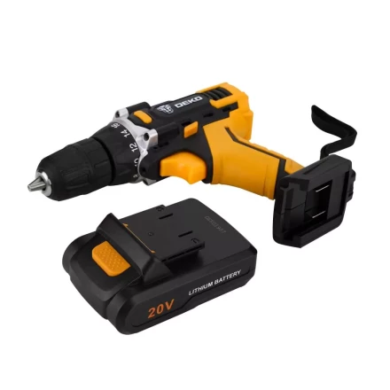 Дрель аккумуляторная DKCD20FU-Li DEKO + набор 63 инструмента, 063-4093 купить в Нижневартовске