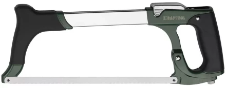 Ножовка по металлу KRAFTOOL GRAND, быстрое рычажное натяжение, биметаллическое полотно, обрезиненные рукоятки, 300 мм 15802_z01 купить в Нижневартовске