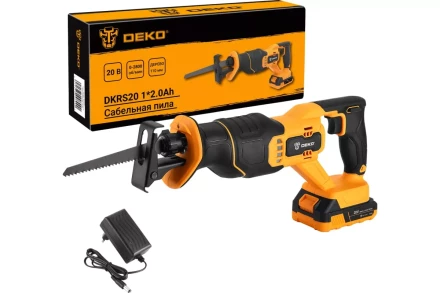 Пила сабельная аккумуляторная DEKO DKRS20, 063-4206 купить в Нижневартовске