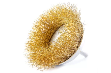 Кордщетка HAMMER чаша 75мм для дрели гофрированная латунированная сталь (207-202) купить в Нижневартовске