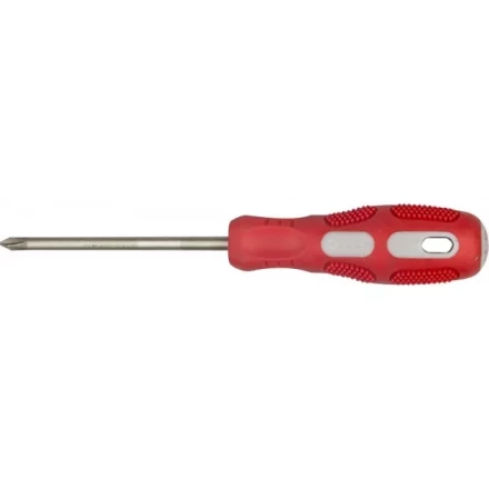 Отвертка ЗУБР "ПРОФИ" хромованадиевая сталь, двухкомпонентная рукоятка, магнит наконечник, PH2x100мм 25232-2-100_z01 купить в Нижневартовске