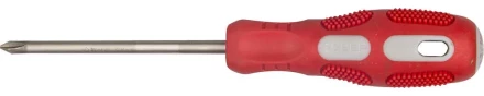 Отвертка ЗУБР "ПРОФИ" хромованадиевая сталь, двухкомпонентная рукоятка, магнит наконечник, PH2x100мм 25232-2-100_z01 купить в Нижневартовске