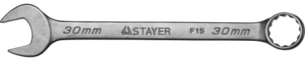 Ключ STAYER &quot;MASTER&quot; гаечный комбинированный, хромированный, 30мм 27085-30 купить в Нижневартовске