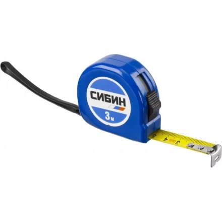 Рулетка СИБИН, пластиковый корпус, 3м/16мм 34020-03-16 купить в Нижневартовске