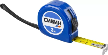 Рулетка СИБИН, пластиковый корпус, 3м/16мм 34020-03-16 купить в Нижневартовске