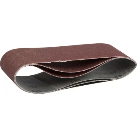 Лента шлифовальная бесконечная ЗУБР "МАСТЕР" на тканевой основе, для ЛШМ, P80, 75х533мм, 3шт 35542-080 купить в Нижневартовске