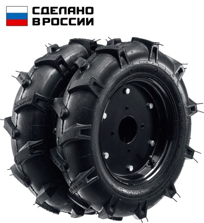 ЗУБР КП-2, 4.00-10, 2 шт., пневматические колеса для мотоблоков (707106-2) купить в Нижневартовске