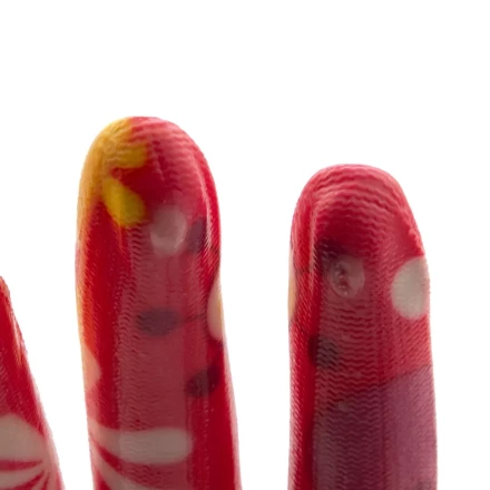 Перчатки садовые из полиэстера с нитрильным обливом, цветы, М Palisad 67857 купить в Нижневартовске