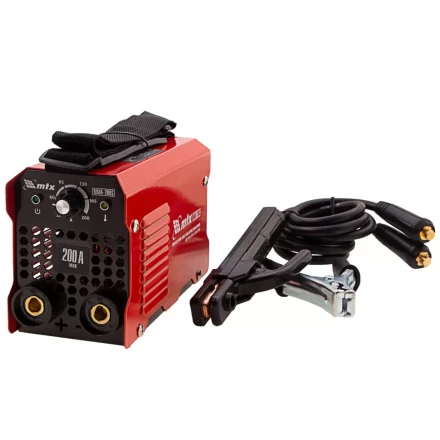 Инверторный аппарат дуговой сварки MMA-200S, 200 А, ПВ60%, диаметр электрода 1,6-5 мм MTX 94391 купить в Нижневартовске