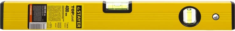 Уровень STAYER "STANDARD" "TOPLevel", коробчатый, 2 противоударных ампулы, линейка, 40см 3460-040_z03 купить в Нижневартовске