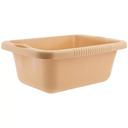 Таз пластмассовый прямоугольный 25 л, бежевый, Home Palisad 929925 купить в Нижневартовске