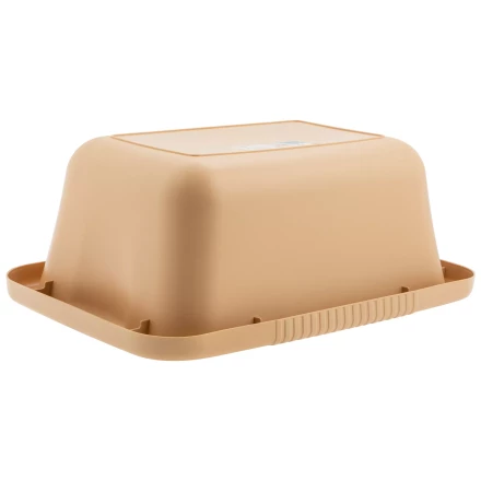 Таз пластмассовый прямоугольный 25 л, бежевый, Home Palisad 929925 купить в Нижневартовске