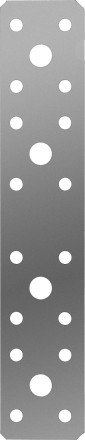 ЗУБР КП-2.0, 180 x 35 x 2 мм, цинк, крепежная пластина (310236-180-35) купить в Нижневартовске