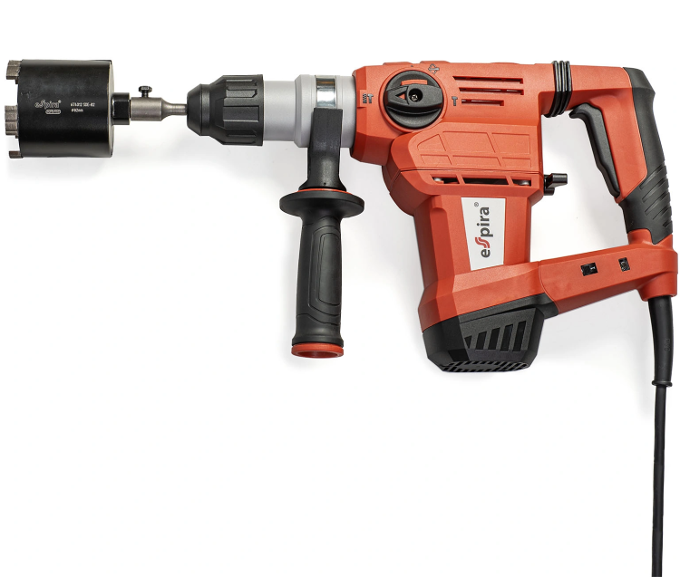 Перфоратор ESPIRA RHI-P3203 (sds plus, 220–240В/50Гц, мощн.1500Вт, ск. хол хода 950 об/м, эн.уд .4,0 Дж, 5.6 кг), 400452 купить в Нижневартовске