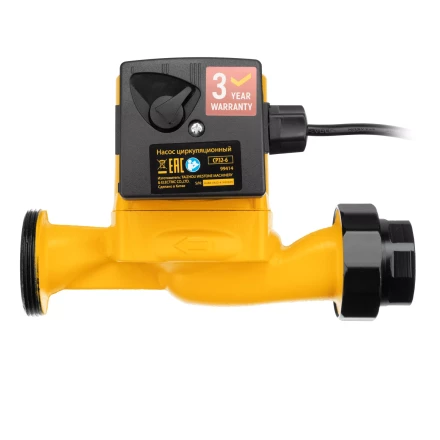 Циркуляционный насос CP32-6, напор 6 м, 70 л/мин, 1 м кабель, монт. длина 180 мм Denzel 99414 купить в Нижневартовске