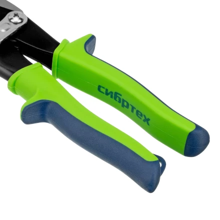 Ножницы по металлу, Сибртех 250 мм, левый рез, сталь С55, двухкомпонентные рукоятки, 78338 купить в Нижневартовске