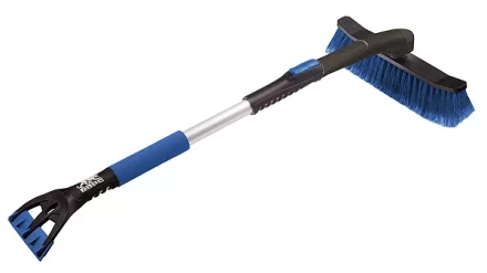 Щетка-сметка для снега со скребком  телескопическая БАРС 55324 купить в Нижневартовске