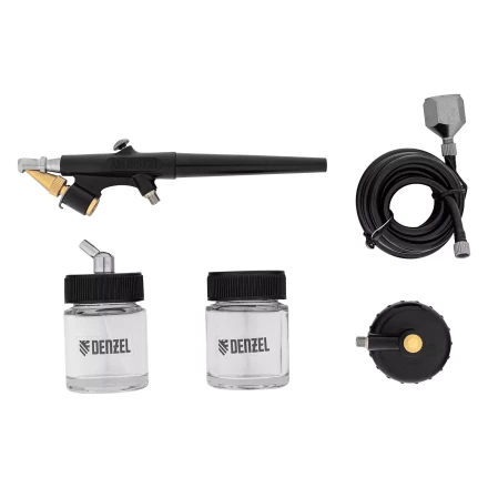 Аэрограф с нижним бачком Denzel AB2, 0,8 мм, 22 мл, 11 л/мин 57311 купить в Нижневартовске